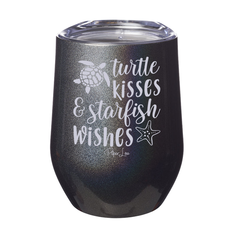 Clearance | Turtle Kisses And Starfish Wishes Laser Etched Tumbler