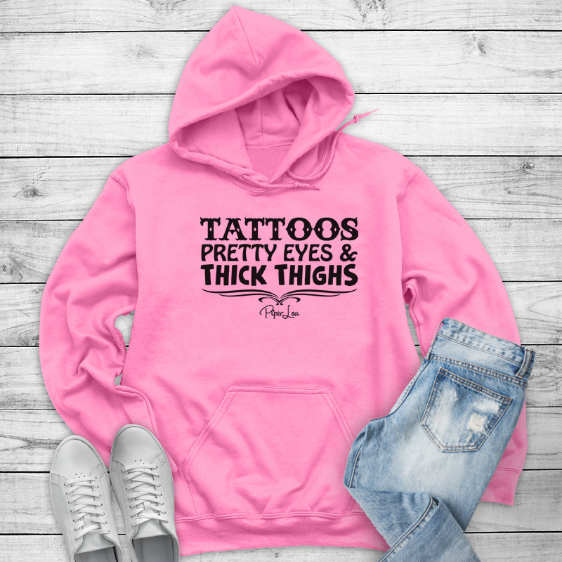 Clearance | Tattoos Pretty Eyes Thick Thighs Outerwear