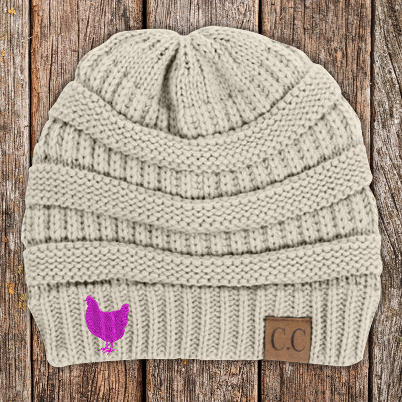 Clearance | Chicken C.C Thick Knit Soft Beanie
