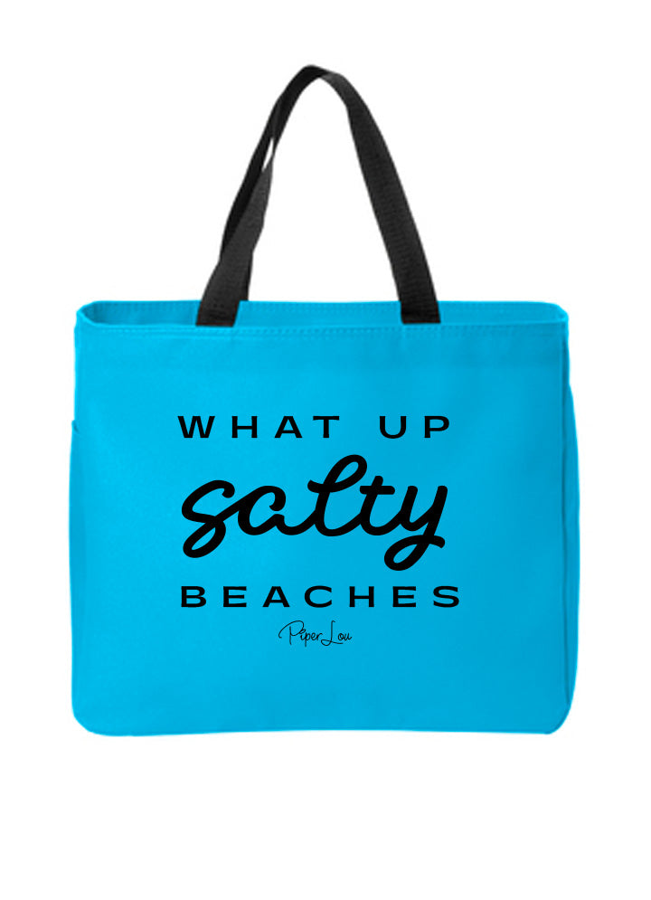 Clearance | What Up Salty Beaches Tote Bags