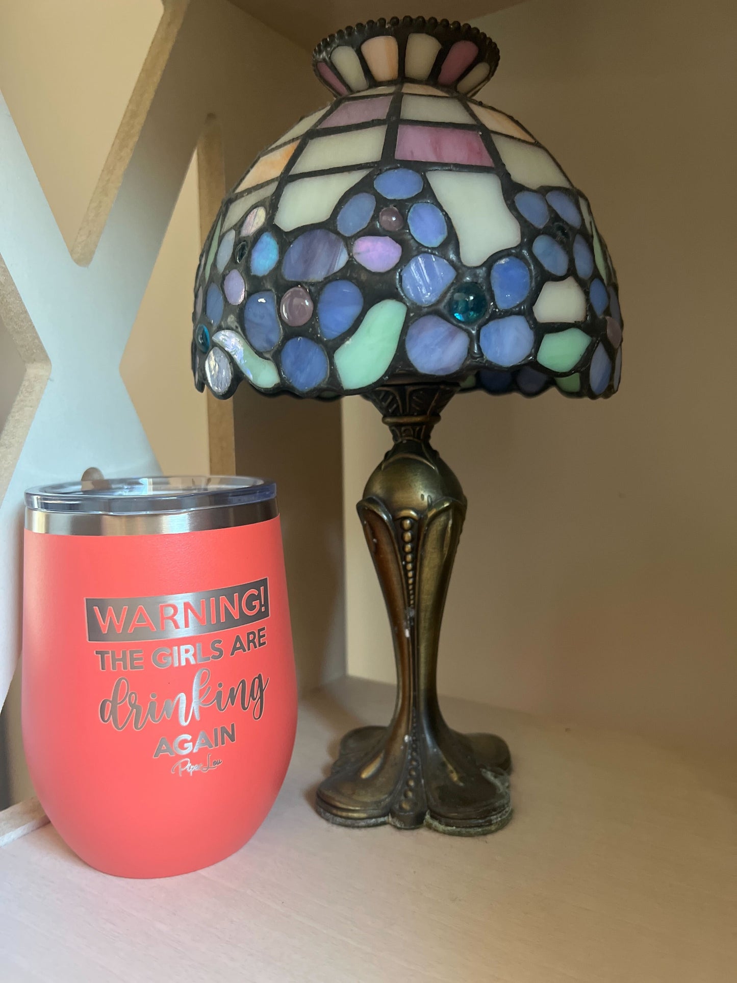 Clearance | Warning The Girls Are Drinking Again Wine Cup
