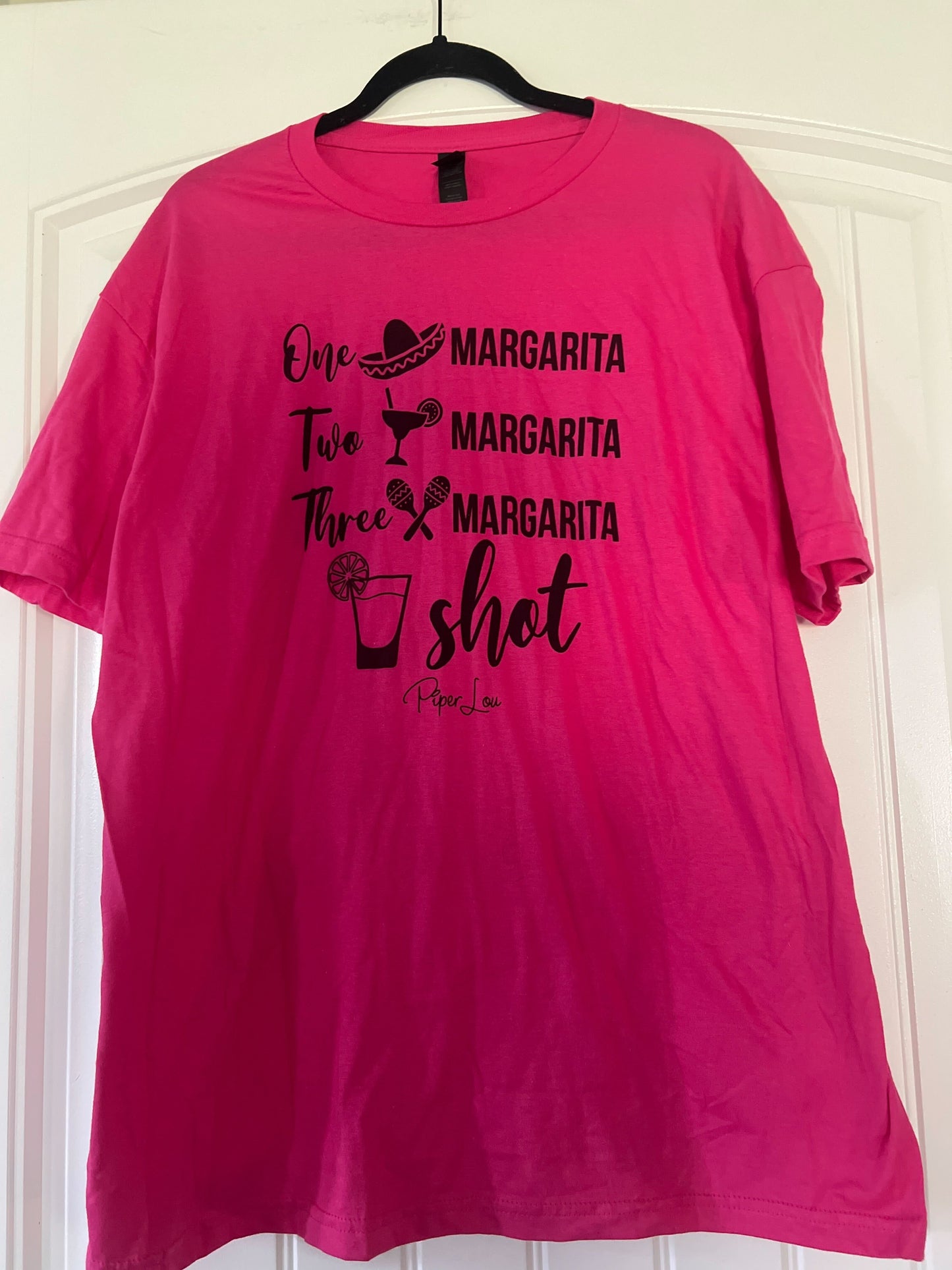 Clearance | One Margarita Two Margarita Three Margarita Shot Softstyle Tee