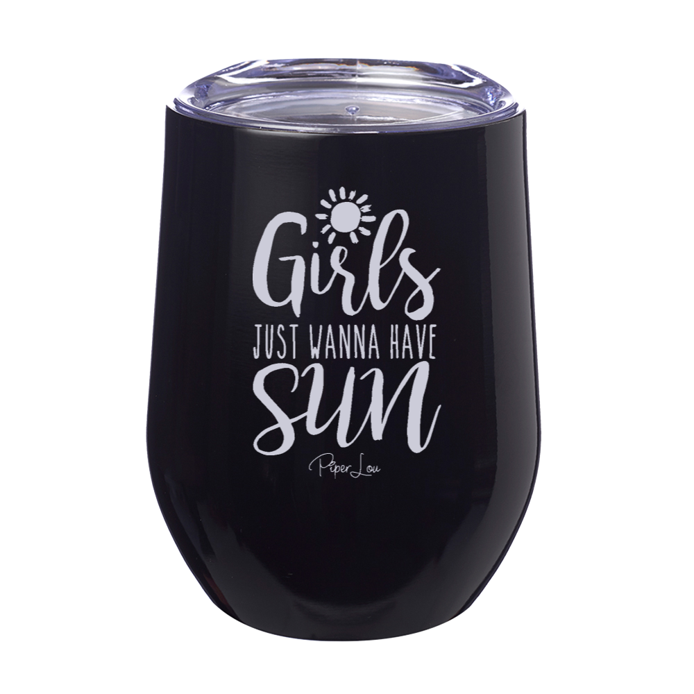 Clearance | Girls Just Wanna Have Sun Laser Etched Tumbler
