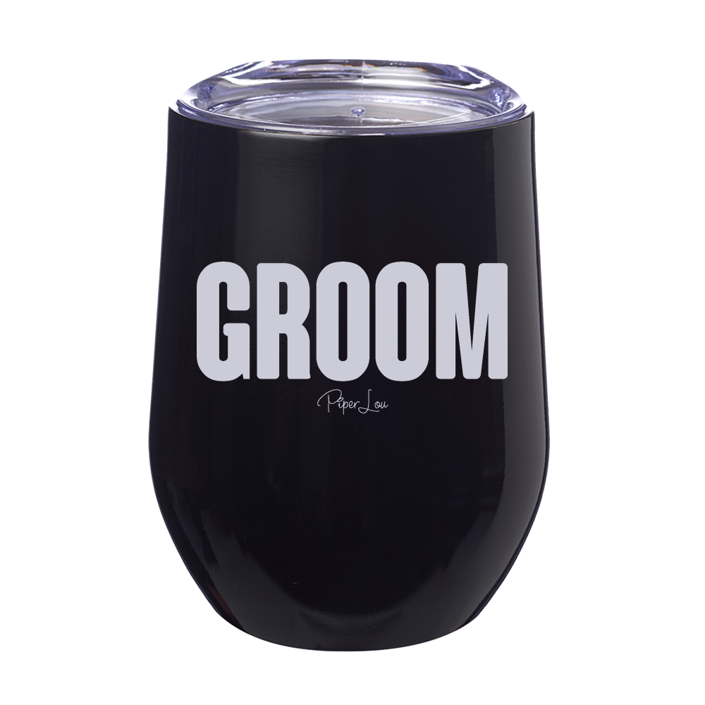Clearance | Groom Laser Etched Tumbler