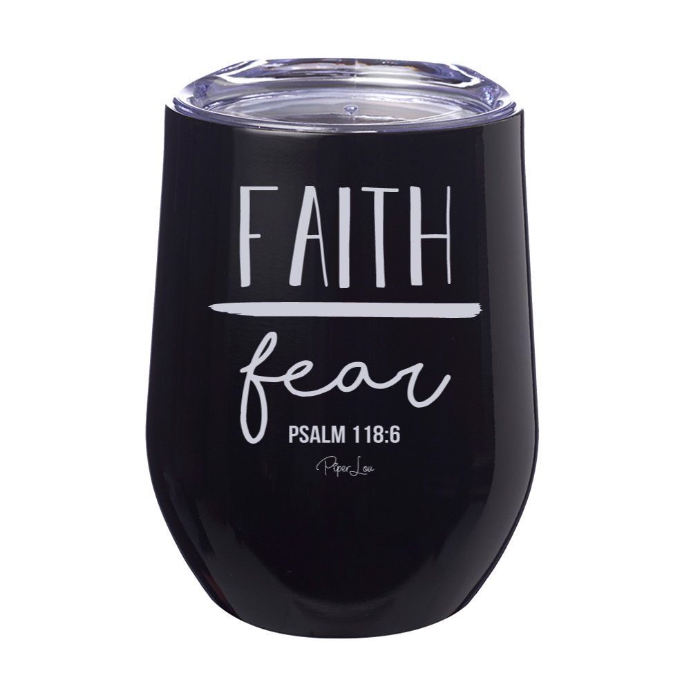 Clearance | Faith Over Fear Bible Verse Laser Etched Tumbler