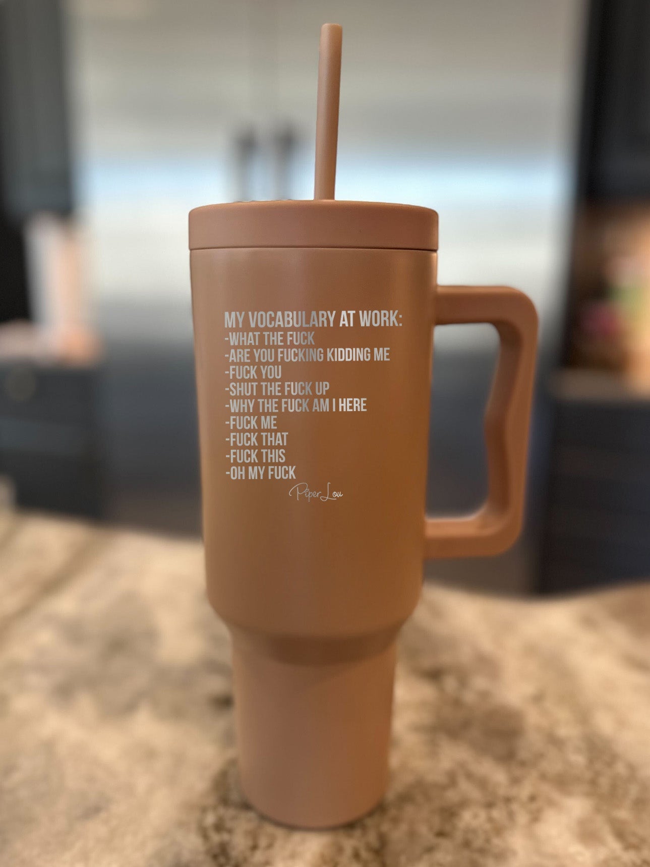 Clearance | My Vocabulary At Work 40oz Tumbler