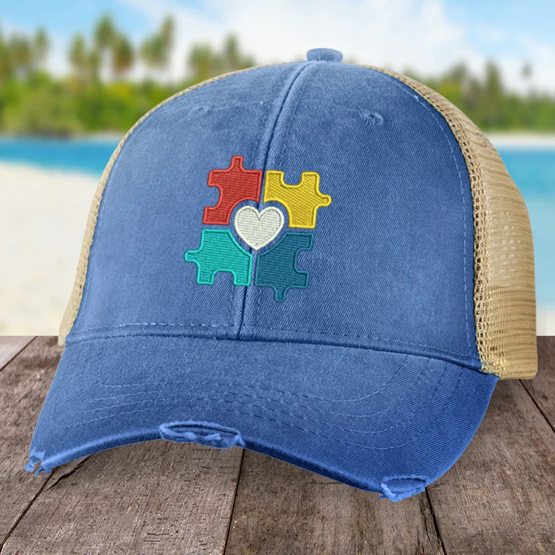 Clearance | Autism Puzzle Heart Hat
