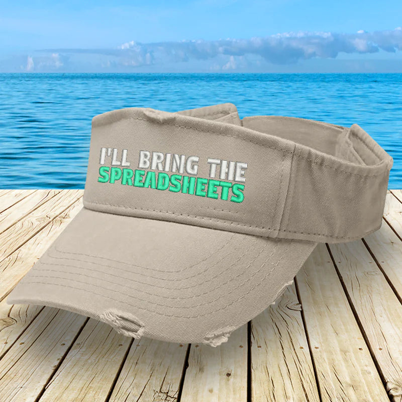 Clearance | I'll Bring The Spreadsheets Visor