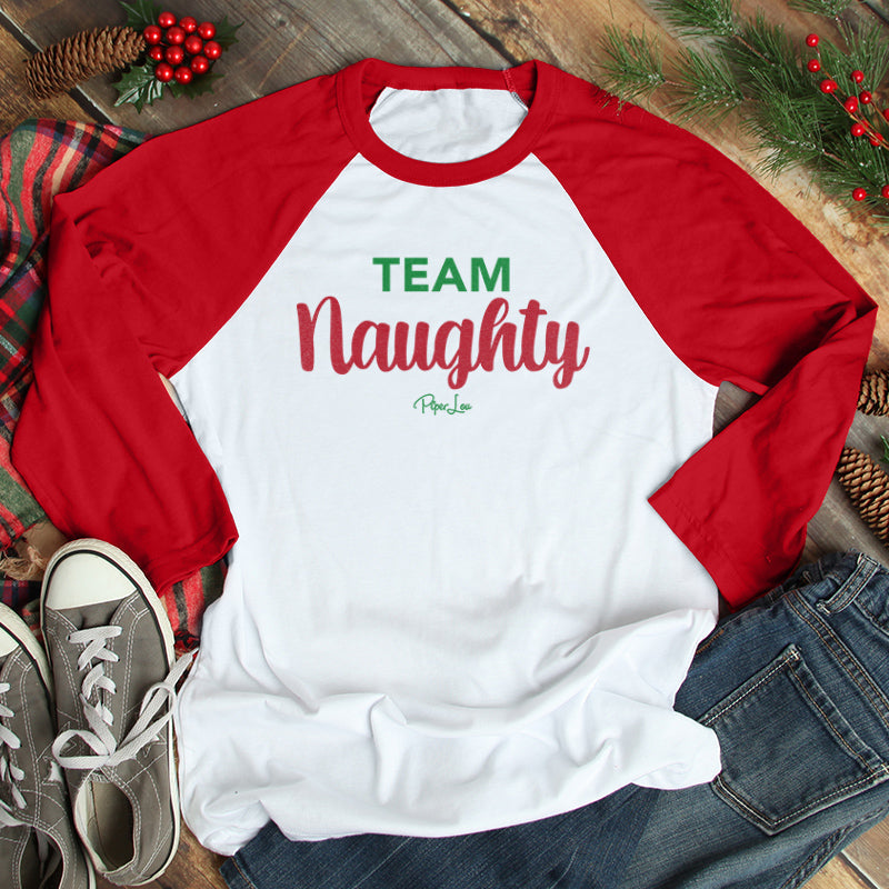 Clearance | Team Naughty Christmas Raglan (Unisex)