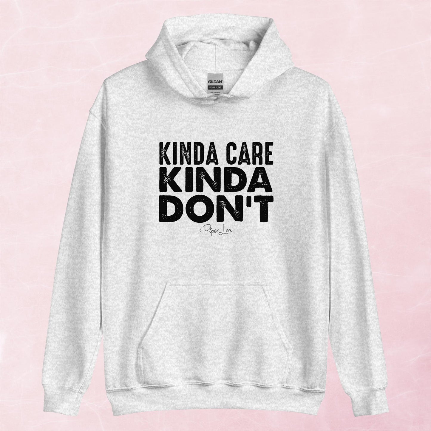 Clearance | Kinda Care Kinda Don't Graphic Hoodie