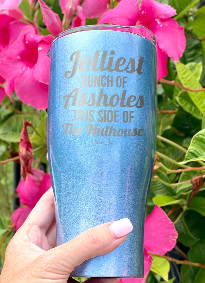 Clearance | Jolliest Bunch Of Assholes Laser Etched Tumbler