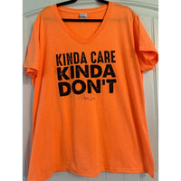 Clearance | Kinda Care Kinda Don't V-Neck
