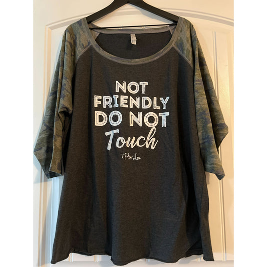 Clearance | Not Friendly Do Not Touch Raglan