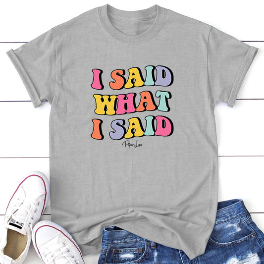 Clearance | I Said What I Said
