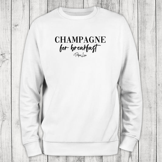 Clearance | Champagne For Breakfast Crewneck