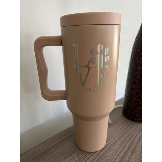 Clearance | Love Paw Print 40oz Tumbler