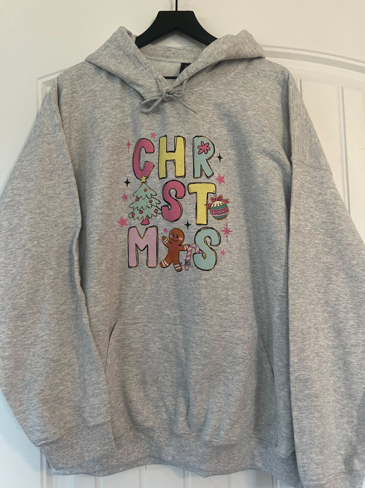 Clearance | Christmas Doodles Hoodie
