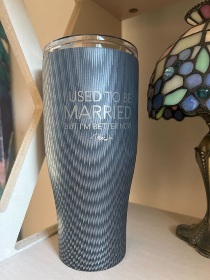 Clearance | I Used To Be Married Laser Etched Tumbler