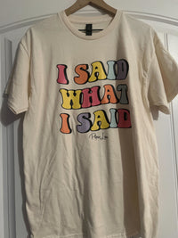 Clearance | I Said What I Said
