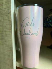Clearance | Girls Weekend Laser Etched Tumbler
