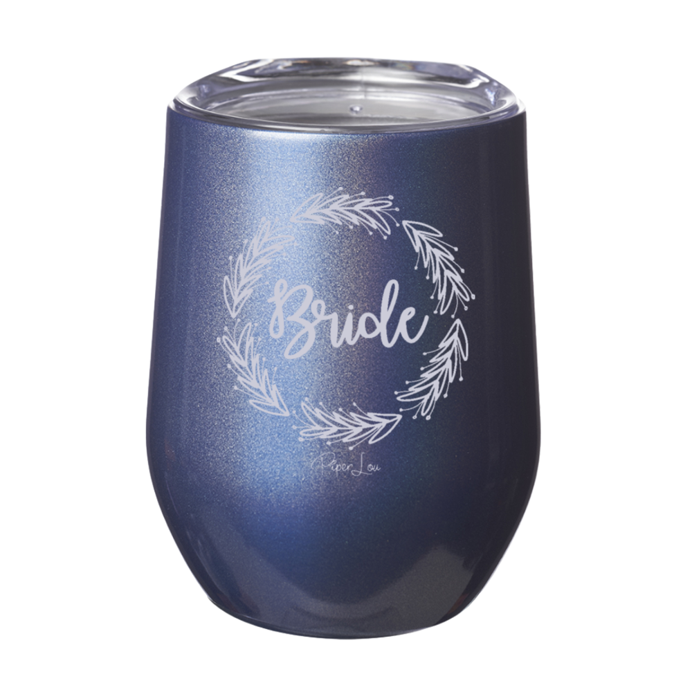 Clearance | Bride With Wreath Laser Etched Tumbler