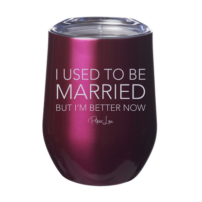 Clearance | I Used To Be Married Laser Etched Tumbler