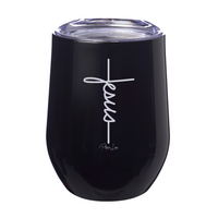 Clearance | Jesus Cross 12oz Stemless Wine Cup