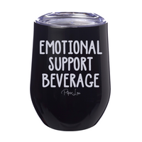 Clearance | Emotional Support Beverage 12oz Stemless Wine Cup