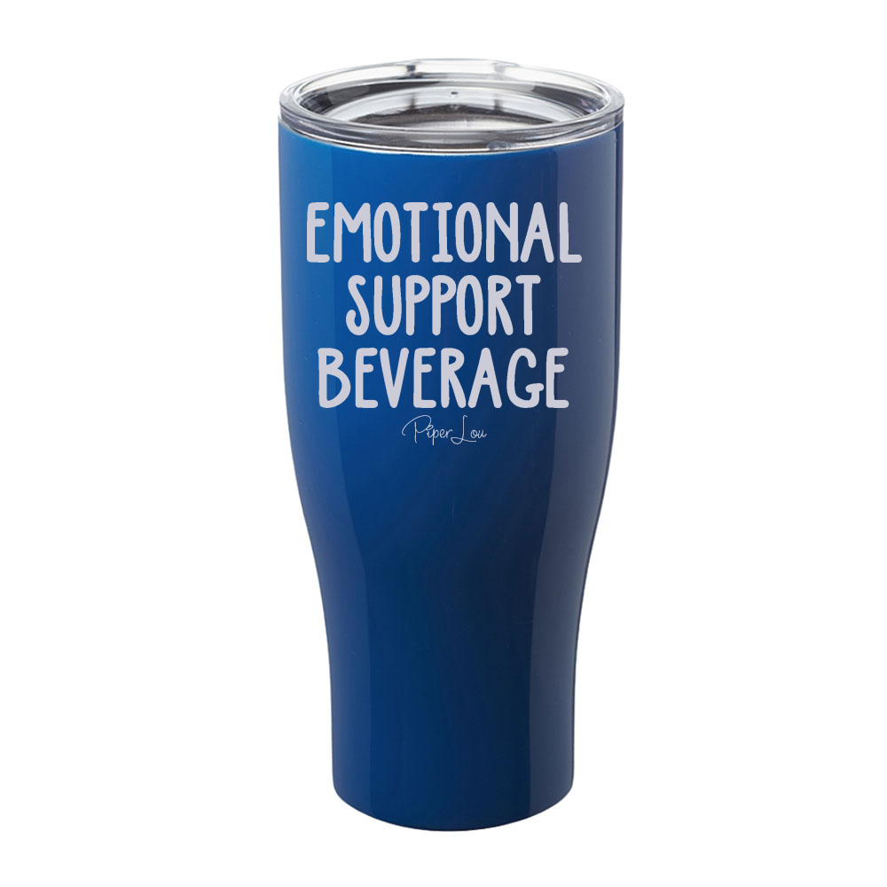 Clearance | Emotional Support Beverage 27oz Laser Etched Tumbler