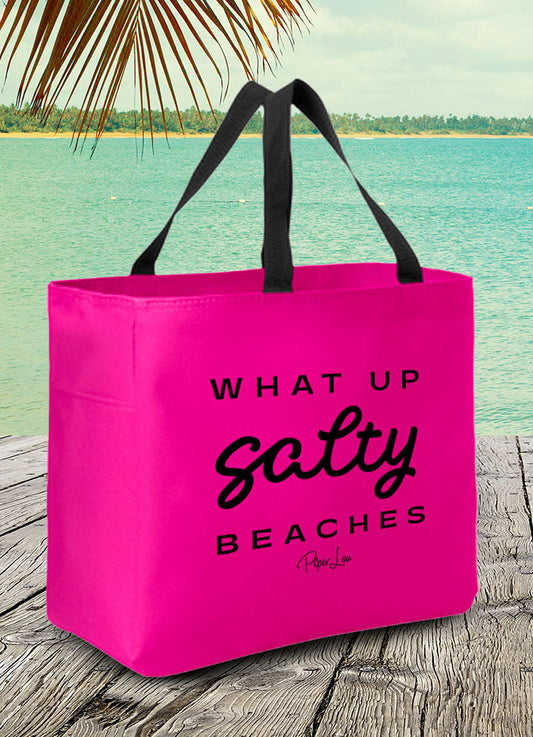 Clearance | What Up Salty Beaches Tote Bags