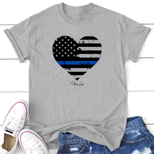 Clearance | Police Flag Heart