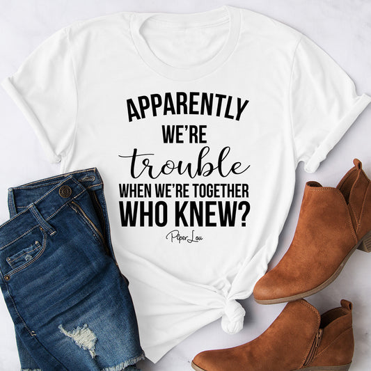 Clearance | Apparently We're Trouble When We're Together Who Knew Curvy