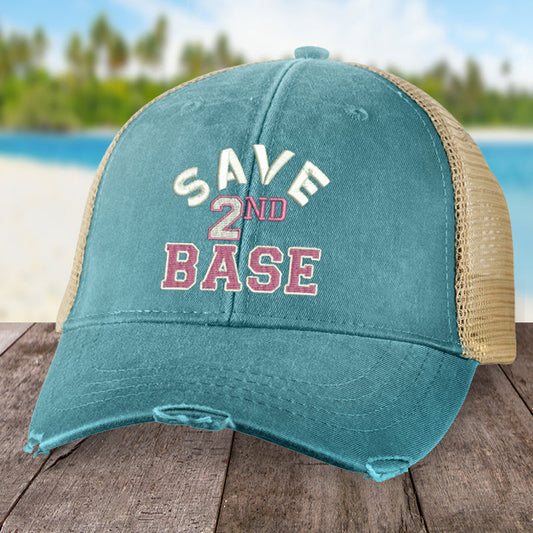 Clearance | Breast Cancer Save 2nd Base Hat