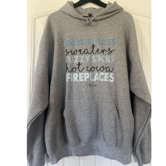 Clearance | Snowflakes Sweaters Fuzzy Socks Hoodie