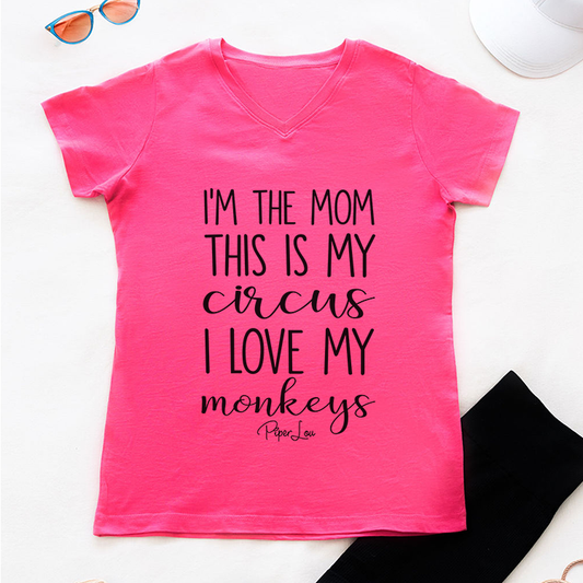 Clearance | This Is My Circus I Love My Monkeys V-Neck