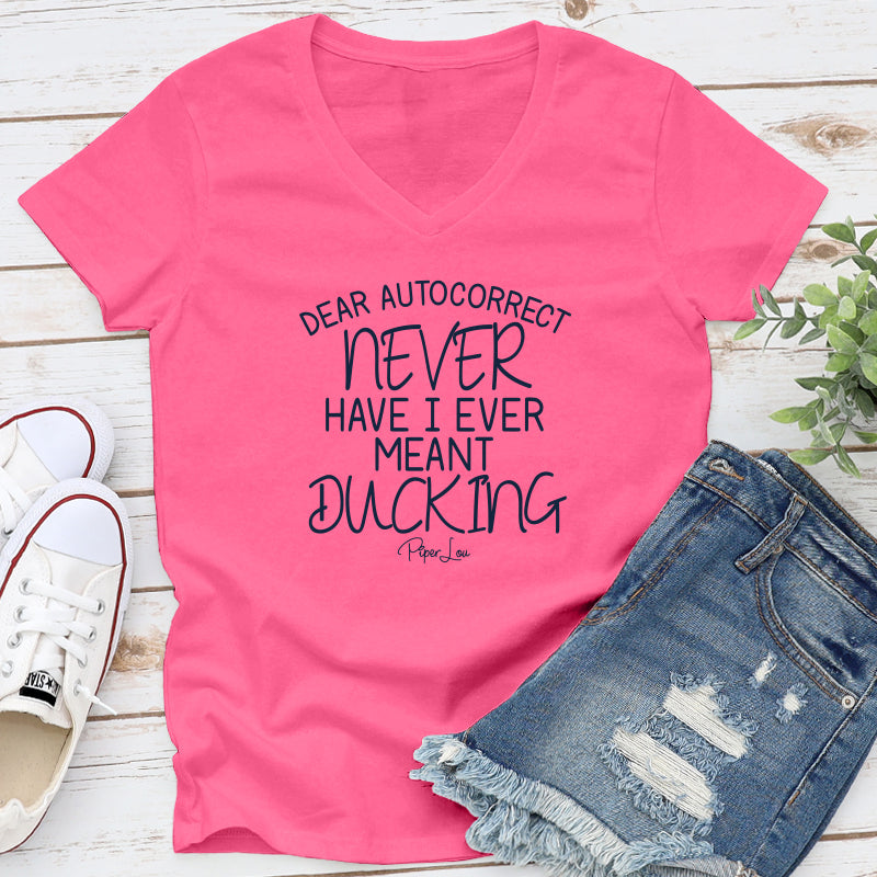 Clearance | Dear Auto Correct V-Neck