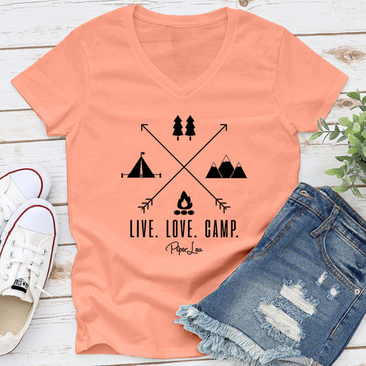 Clearance | Live Love Camp V-Neck