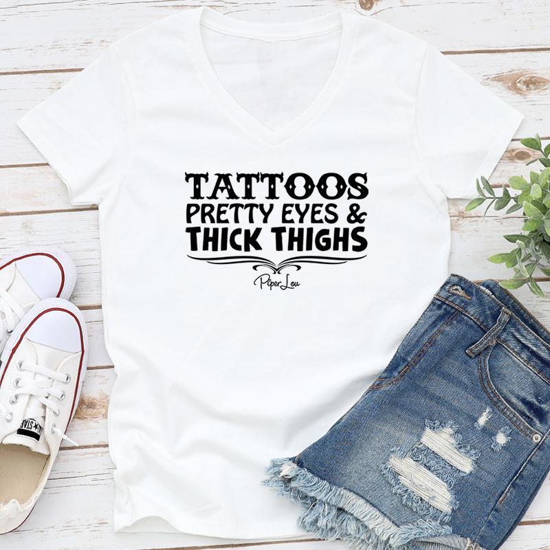Clearance | Tattoos Pretty Eyes Thick Thighs