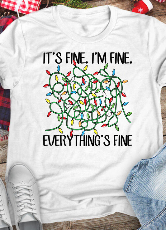 Clearance | I'm Fine It's Fine Everything's Fine Softstyle Tee