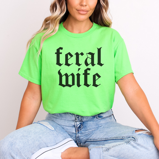Clearance | Feral Wife Tee