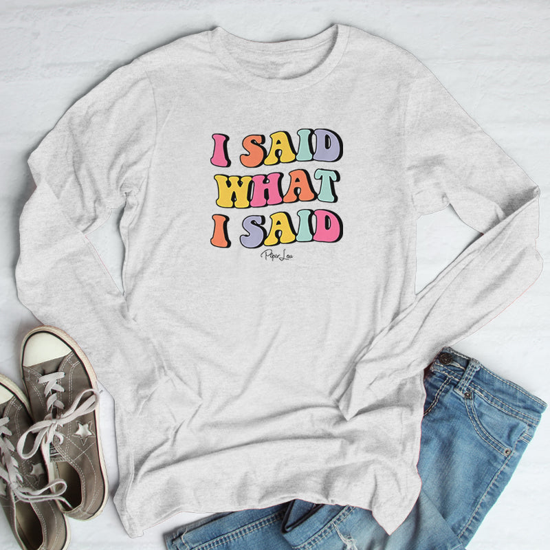 Clearance | I Said What I Said