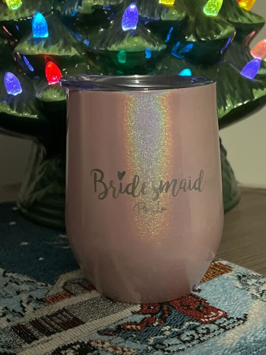 Clearance | Bridesmaid Laser Etched Tumbler