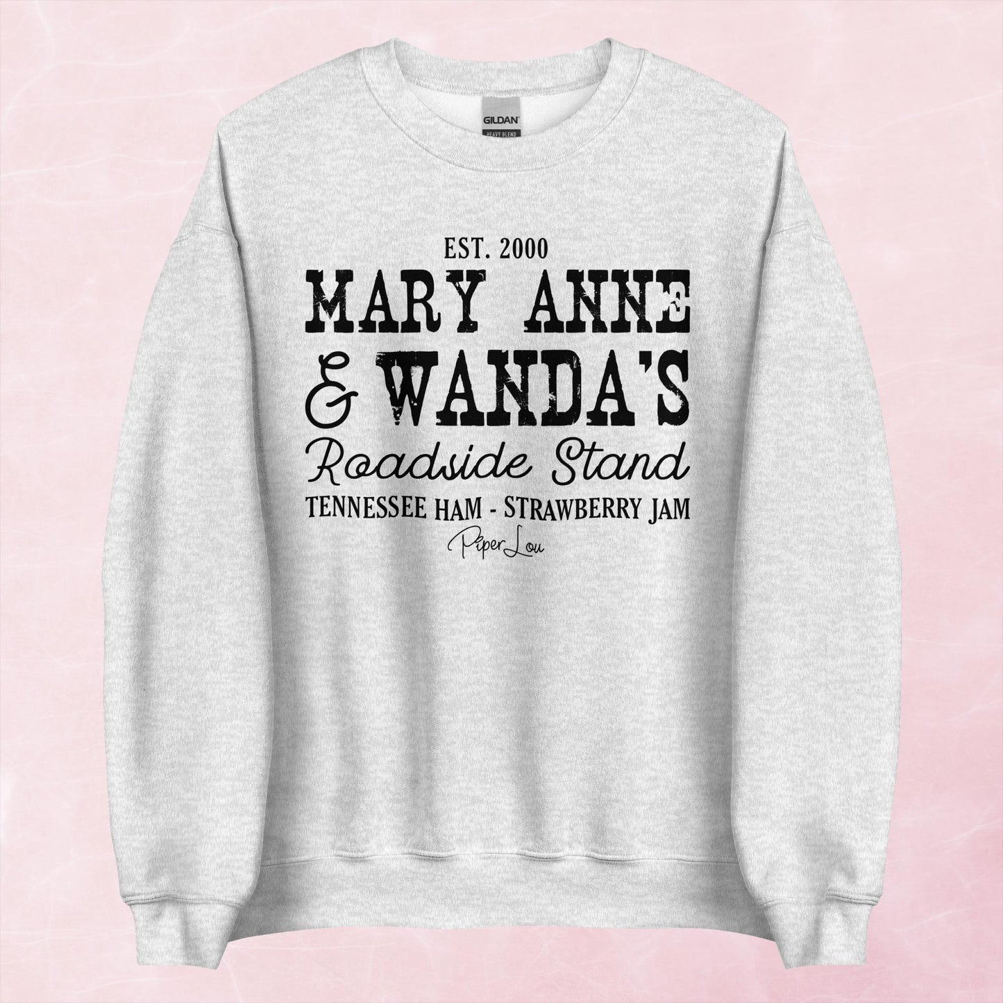 Clearance | Mary Anne And Wanda's Roadside Stand Crewneck