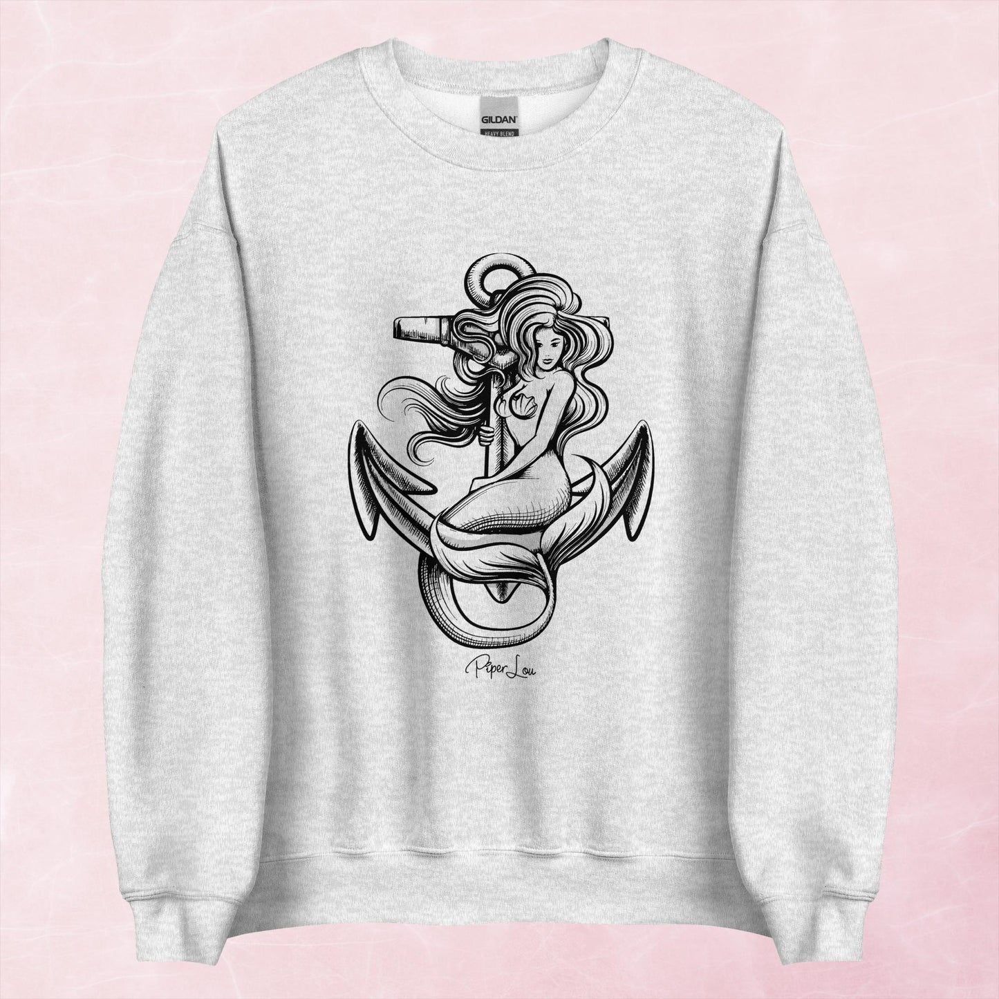 Clearance | Mermaid Anchor Crewneck