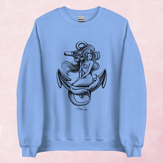 Clearance | Mermaid Anchor Crewneck