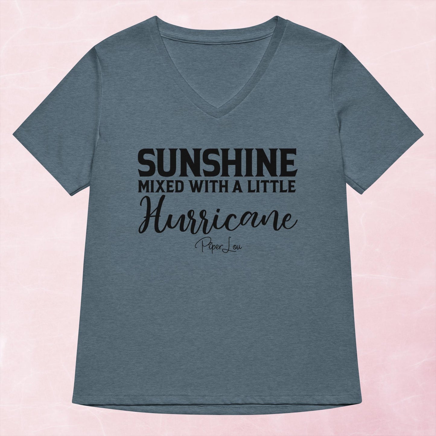Clearance | Sunshine Mixed With A Little Hurricane V-Neck