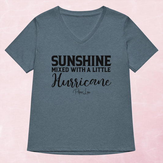 Clearance | Sunshine Mixed With A Little Hurricane V-Neck